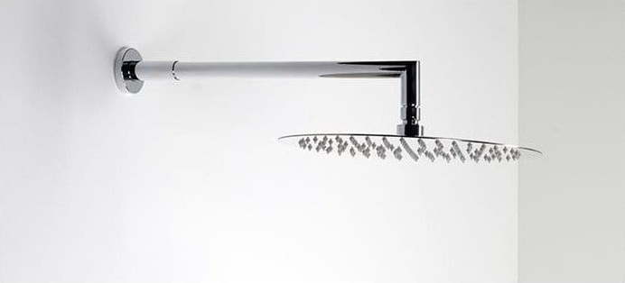 Mosazný díl pro připojení sprchy v leskle stříbrné barvě ø 6 cm – Sapho Sapho