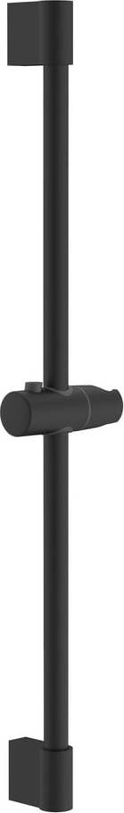 Matně černá nástěnná sprchová tyč z nerezové oceli s posuvným držákem 71 cm – Sapho Sapho