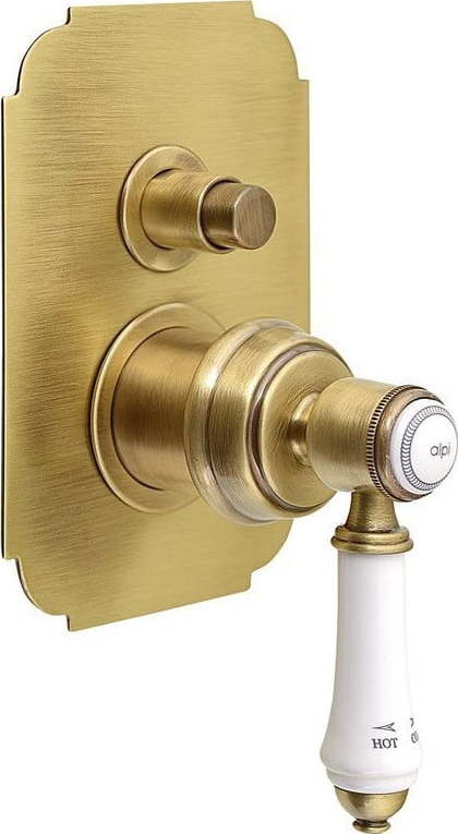 Podomítková sprchová baterie v bronzové barvě (2 výstupy) Vienna – Sapho Sapho