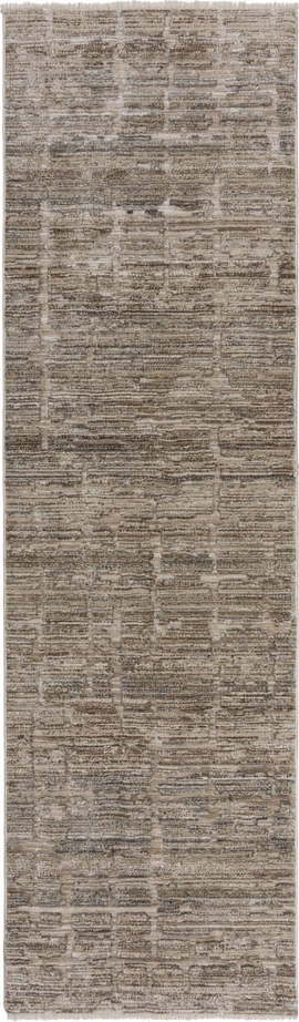 Béžový běhoun 66x240 cm Matilda Abstract – Flair Rugs Flair Rugs