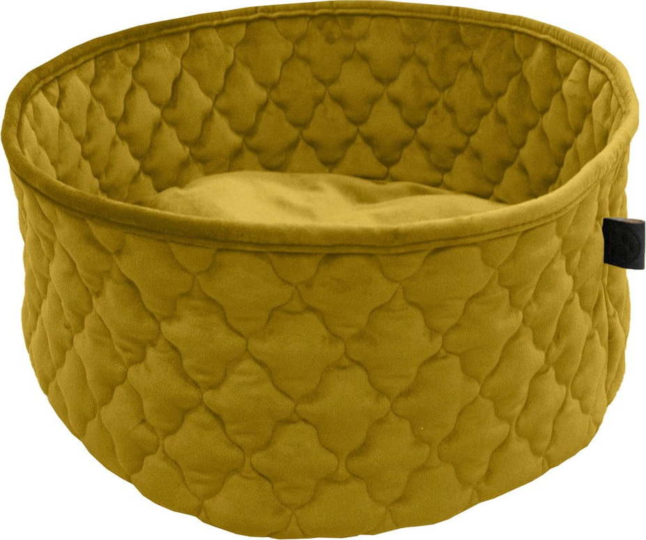 Žlutý pelíšek pro kočku Ego Dekor Velours Ego Dekor