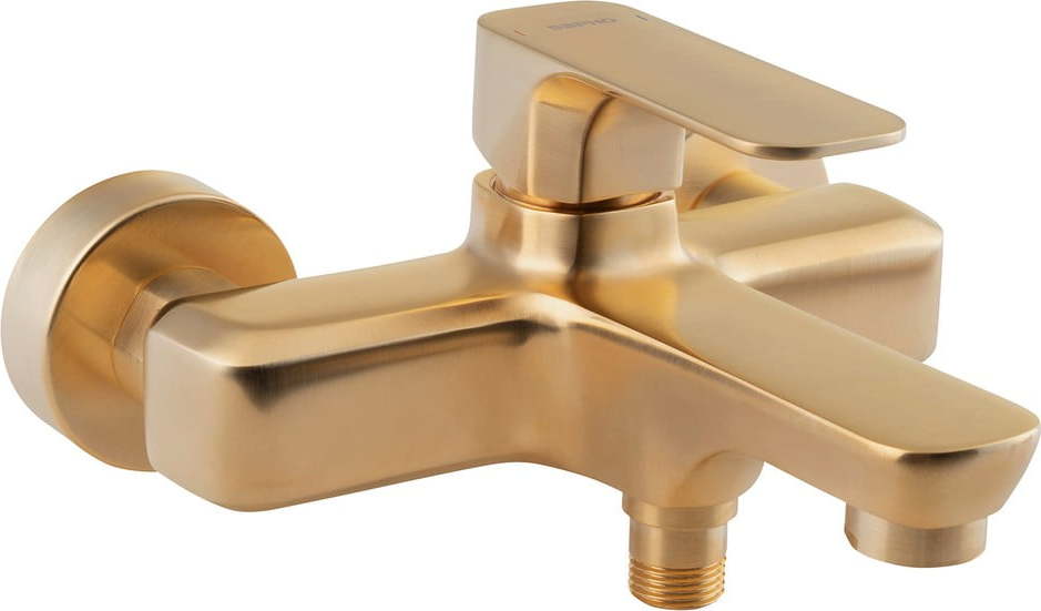 Nástěnná vanová baterie ve zlaté barvě (2 výstupy) Spy – Sapho Sapho
