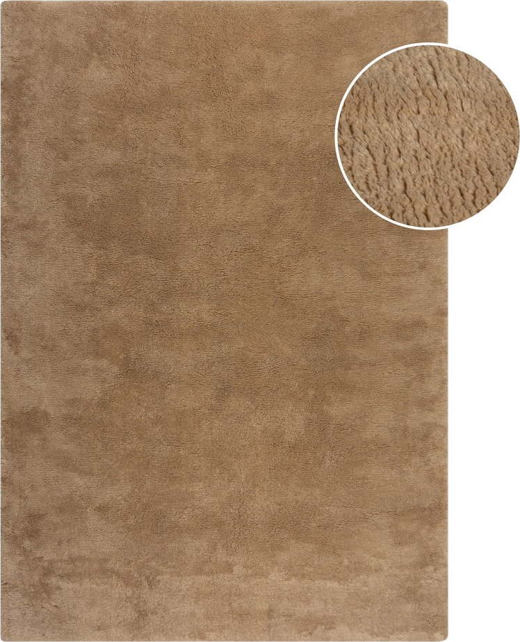 Hnědá syntetická kožešina 80x150 cm Faroe Wool Look Fur – Flair Rugs Flair Rugs