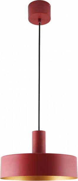 Červené závěsné svítidlo s kovovým stínidlem ø 30 cm Selvia II – GTV GTV