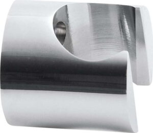 Mosazn&yacute; drž&aacute;k na sprchovou hlavici v leskle stř&iacute;brn&eacute; barvě &oslash; 3 cm &ndash; Sapho Sapho