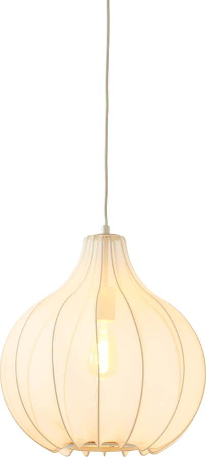 Béžové závěsné svítidlo s textilním stínidlem ø 39 cm Elati – Light & Living Light & Living