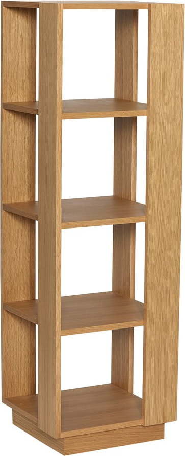 Knihovna v dekoru dubu v přírodní barvě 45x140x45 cm Merge – Hübsch Hübsch