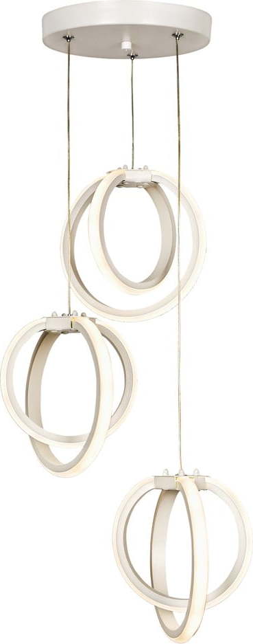 Bílé kovové LED závěsné svítidlo ø 20 cm Sezen – Squid Lighting Squid Lighting