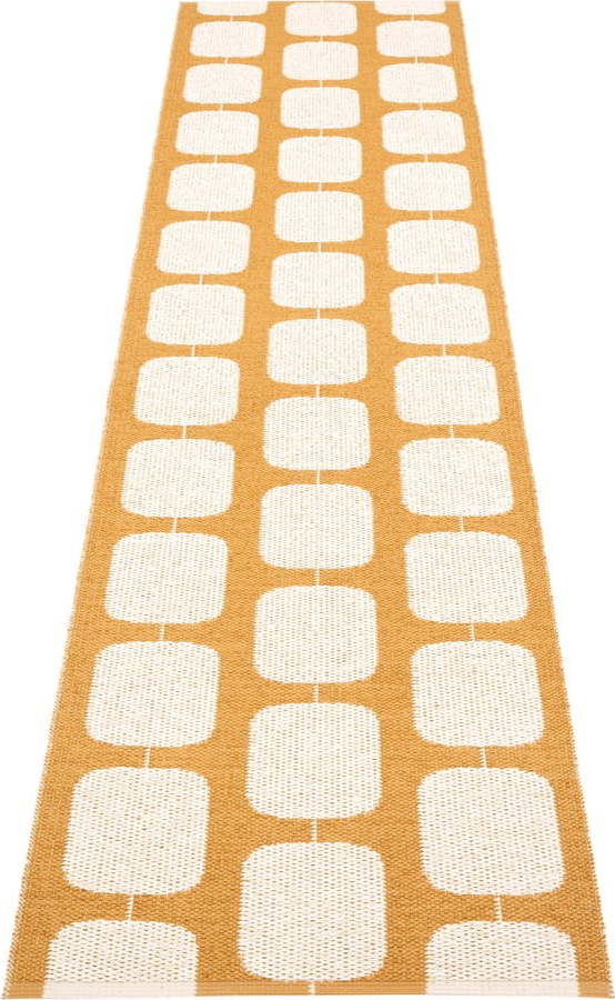 Okrově žluto-krémový vnitřní a venkovní běhoun 70x300 cm Sten Ochre – Pappelina Pappelina