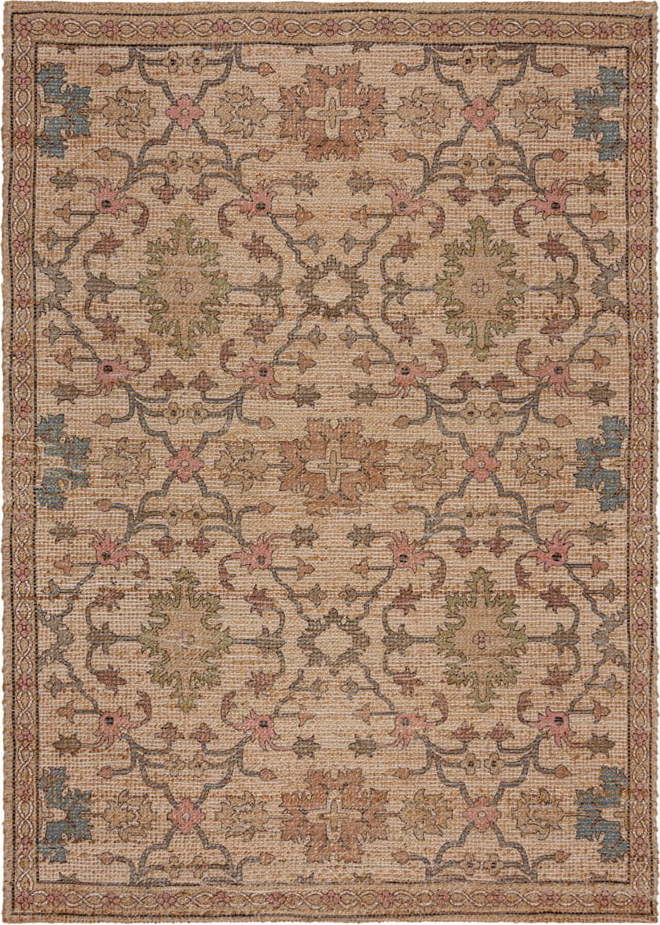 Ručně tkaný koberec s příměsí juty v přírodní barvě 200x290 cm Celine Jute Global – Flair Rugs Flair Rugs