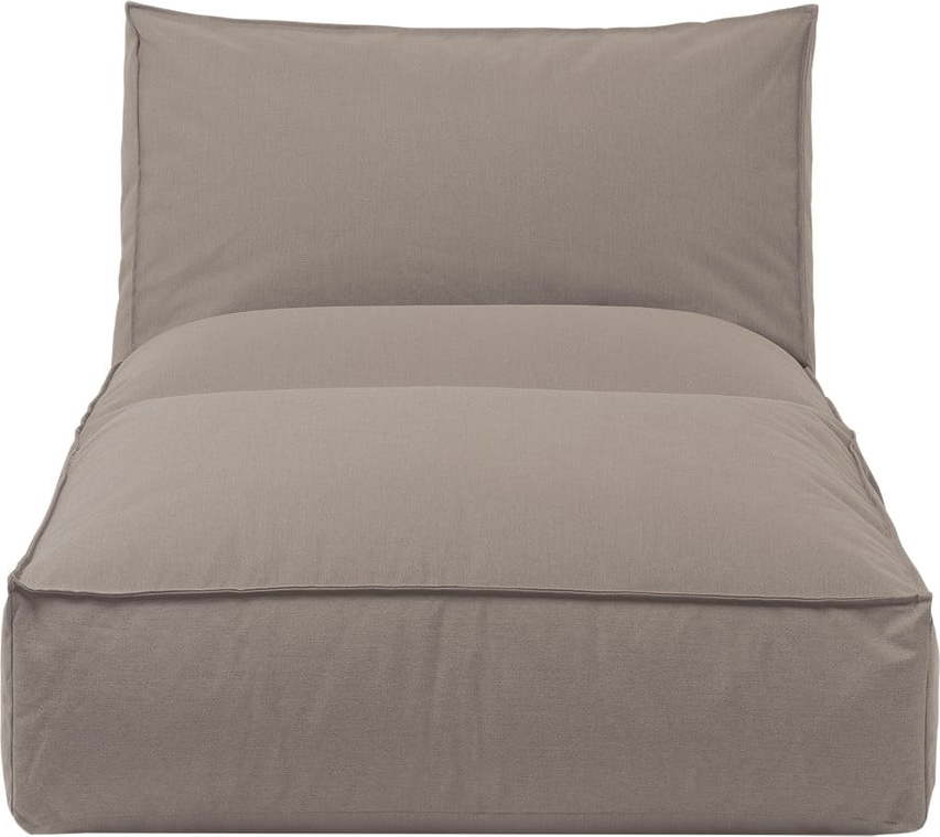 Hnědé polstrované venkovní lehátko Blomus Stay Blomus