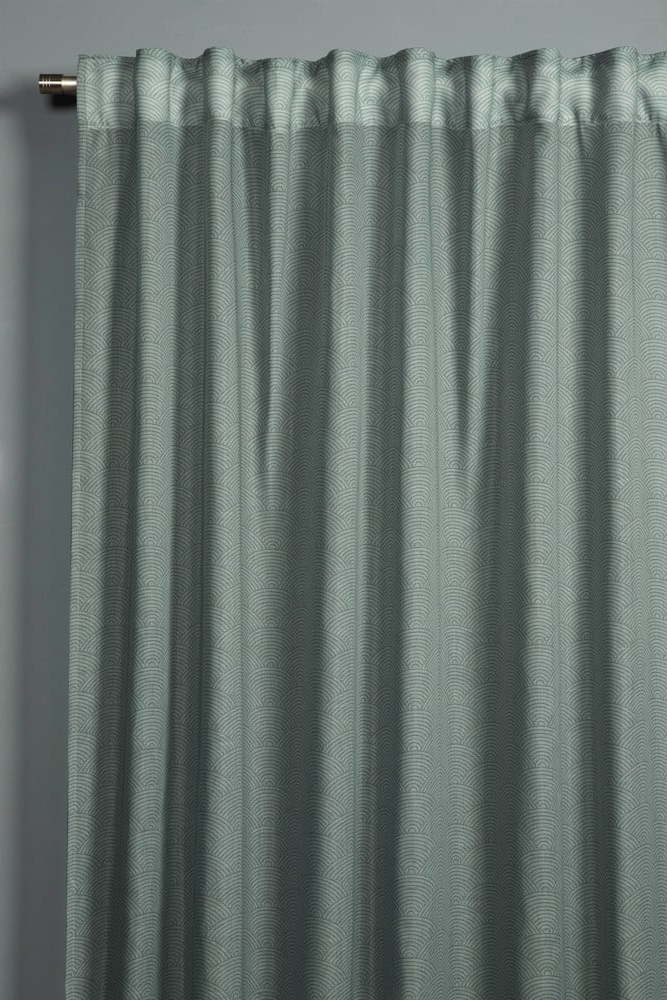 Zelená záclona 135x245 cm Zen Silence – Gardinia Gardinia