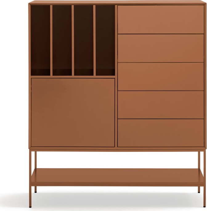 Skříňka v cihlové barvě 120x140x45 cm Platt – Teulat Teulat