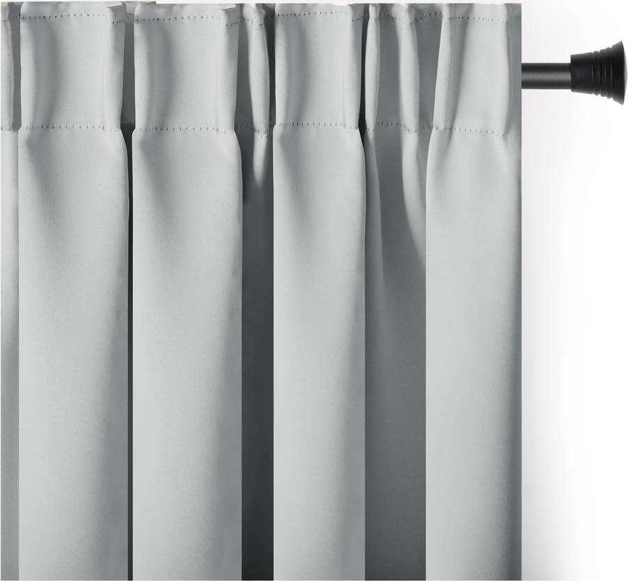 Světle šedý zatemňovací termo závěs 140x245 cm Pleat – Restilo Restilo