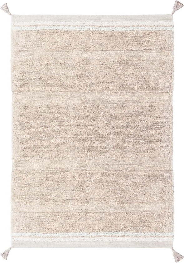 Světle růžový pratelný ručně tkaný bavlněný koberec 120x160 cm Bloom Rose – Lorena Canals Lorena Canals