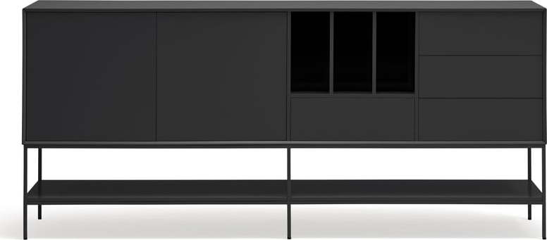 Černá komoda 220x98x45 cm Platt – Teulat Teulat