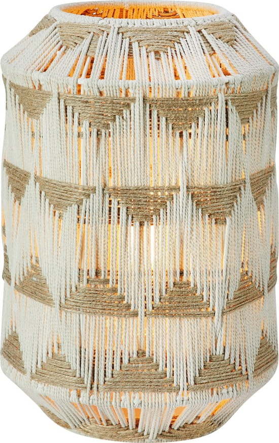 Stolní lampa v přírodní barvě se stínidlem z textilu a juty (výška 35 cm) Ano – Markslöjd Markslöjd