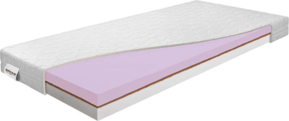 Tvrdá/středně tvrdá pěnová oboustranná dětská matrace 120x200 cm Coco Dreamer – BENAB BENAB
