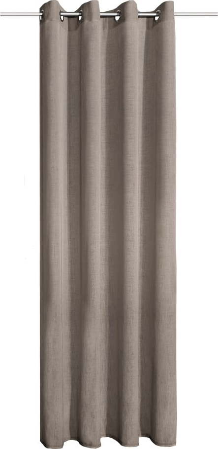 Hnědý závěs 140x245 cm Struktura Uni – Sehlbach Sehlbach