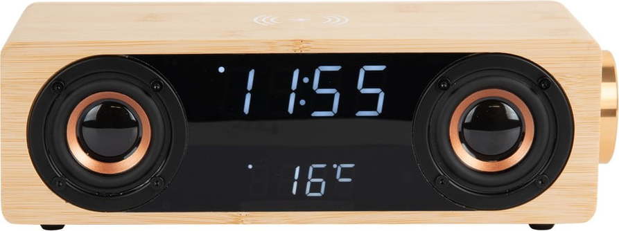 Digitální radiobudík s bezdrátovou nabíječkou Classic BT – Karlsson Karlsson