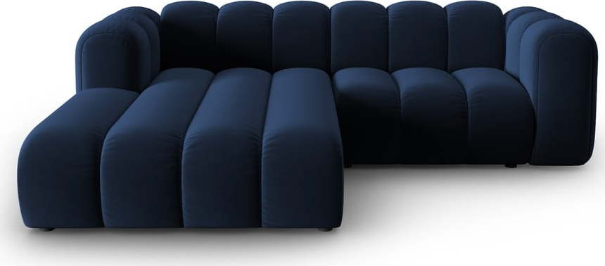 Tmavě modrá rohová pohovka (levý roh) Lupine – Micadoni Home Micadoni