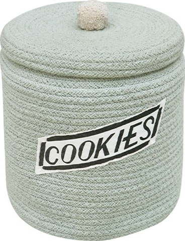 Světle modrý látkový dětský koš na hračky ø 20x26 cm Cookie Jar – Lorena Canals Lorena Canals