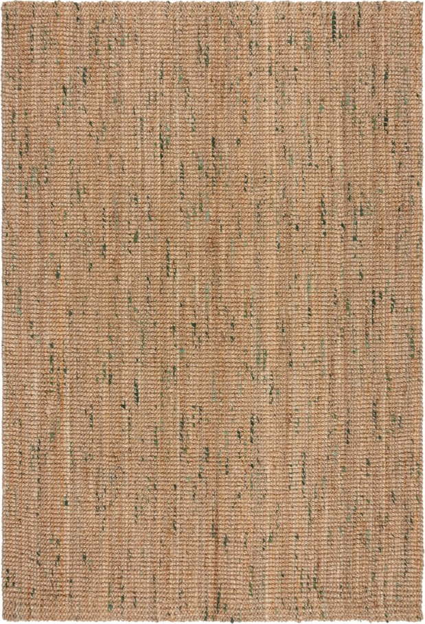 Oboustranný ručně tkaný jutový koberec v zeleno-přírodní barvě 160x230 cm Jute Boucle Green – Flair Rugs Flair Rugs