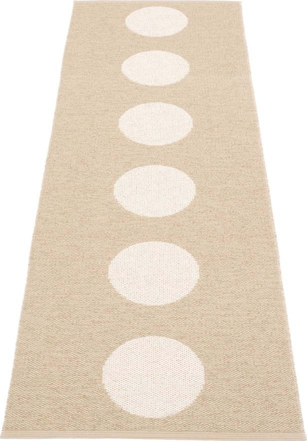 Béžový vnitřní a venkovní běhoun 70x225 cm Vera Beige – Pappelina Pappelina