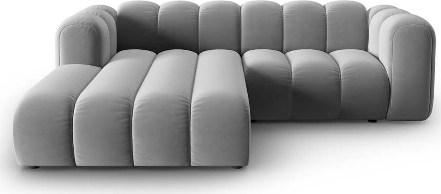 Světle šedá rohová pohovka (levý roh) Lupine – Micadoni Home Micadoni