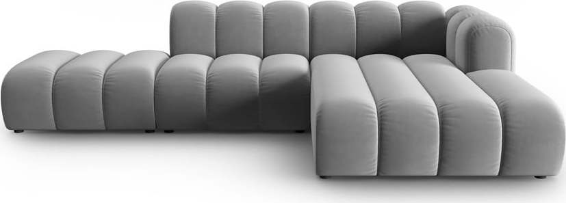 Světle šedá rohová pohovka (pravý roh) Lupine – Micadoni Home Micadoni