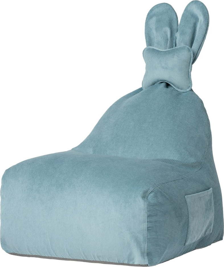 Modrý dětský sedací vak Funny Bunny – The Brooklyn Kids The Brooklyn Kids