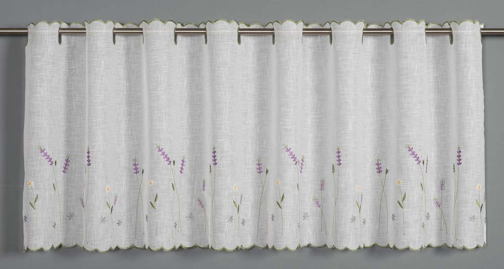 Bílá záclona 135x45 cm Lavender – Sehlbach Sehlbach