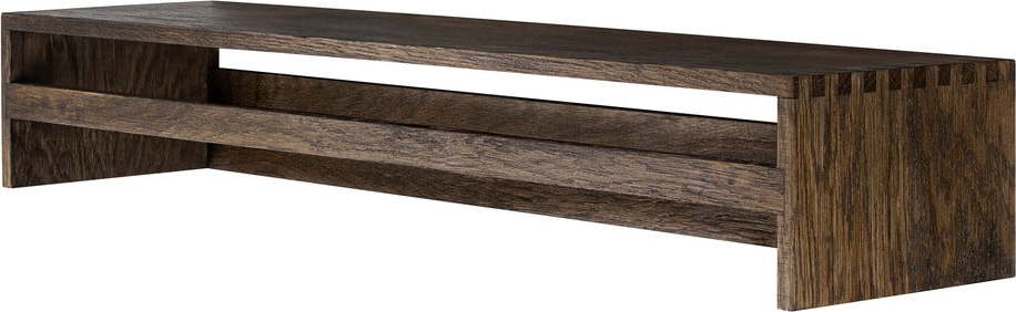 Hnědý nástěnný věšák z dubového dřeva s poličkou 60 cm Showcase – Mette Ditmer Denmark Mette Ditmer Denmark