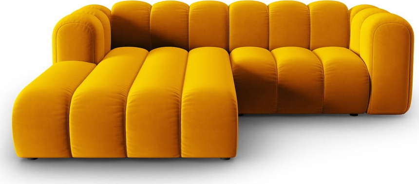 Žlutá rohová pohovka (levý roh) Lupine – Micadoni Home Micadoni