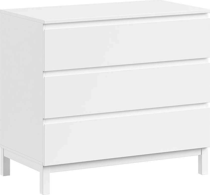 Bílá dětská komoda 99x89x57 cm Eva – Vipack Vipack