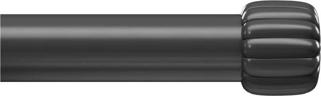 Matně černá ocelová roztažitelná garnýž 168 - 305 cm Cleo – Umbra Umbra