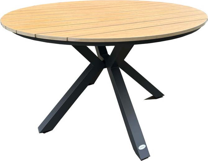 Kulatý zahradní jídelní stůl ø 120 cm Giverny – Rojaplast Rojaplast