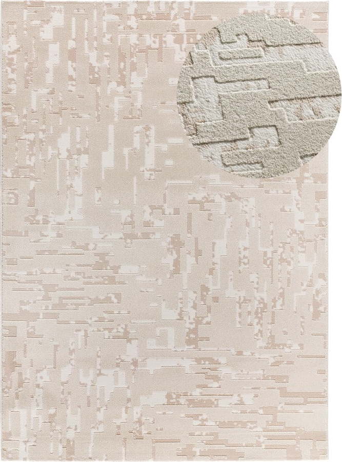 Krémový koberec 133x190 cm Baresa – Universal Universal