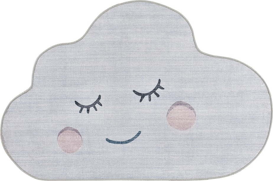 Světle šedý pratelný dětský koberec 80x120 cm Candy – Universal Universal