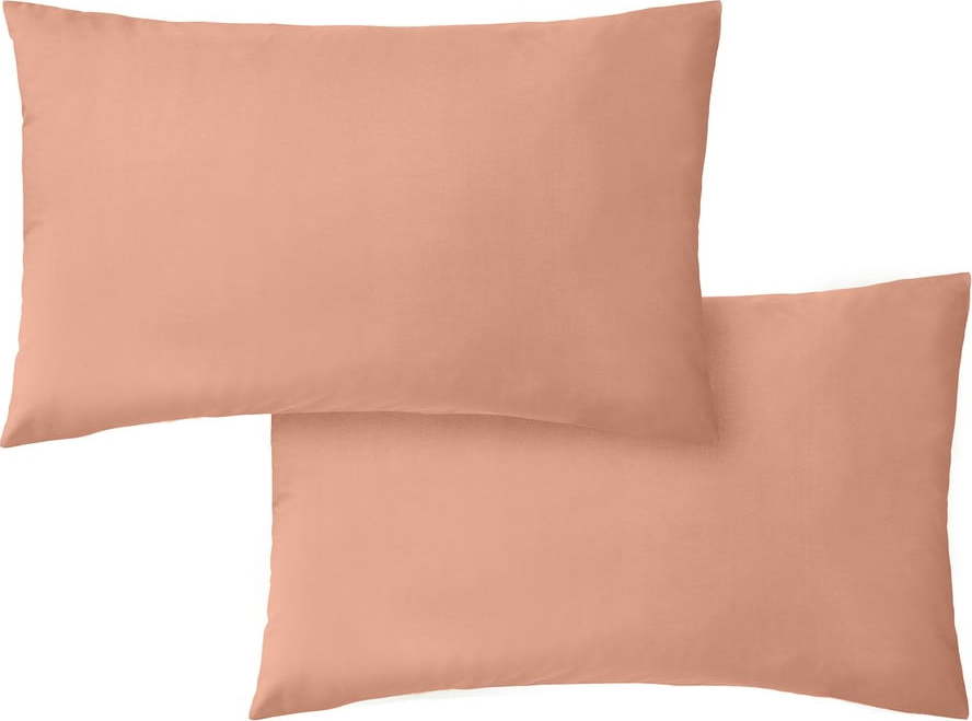 Povlaky na polštáře z bavlněného perkálu v sadě 2 ks 50x75 cm Cotton Percale – Bianca Bianca