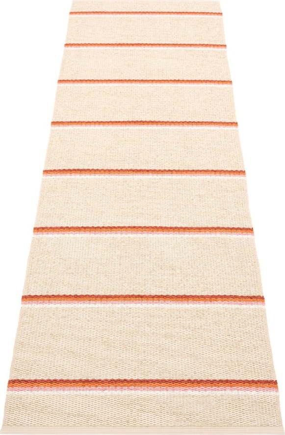 Vnitřní a venkovní běhoun v cihlové barvě/krémový 70x240 cm Olle Brick Cream – Pappelina Pappelina