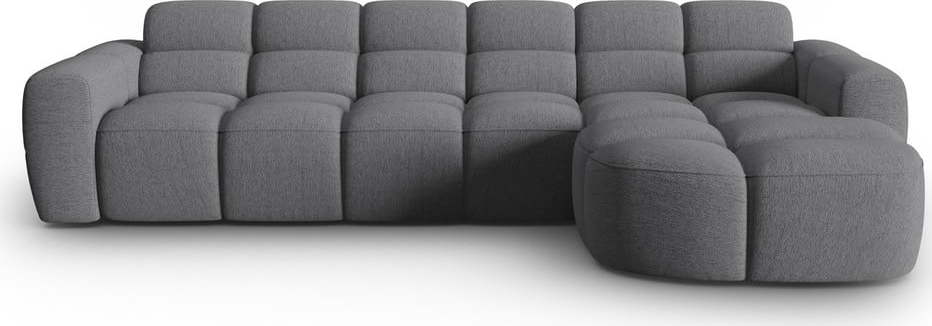 Šedá rohová pohovka Lisa – Micadoni Home Micadoni