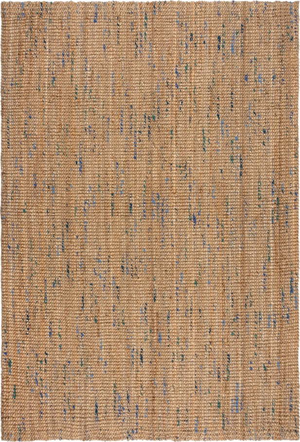 Ručně tkaný jutový koberec v modro-přírodní barvě 200x290 cm Jute Boucle Blue – Flair Rugs Flair Rugs