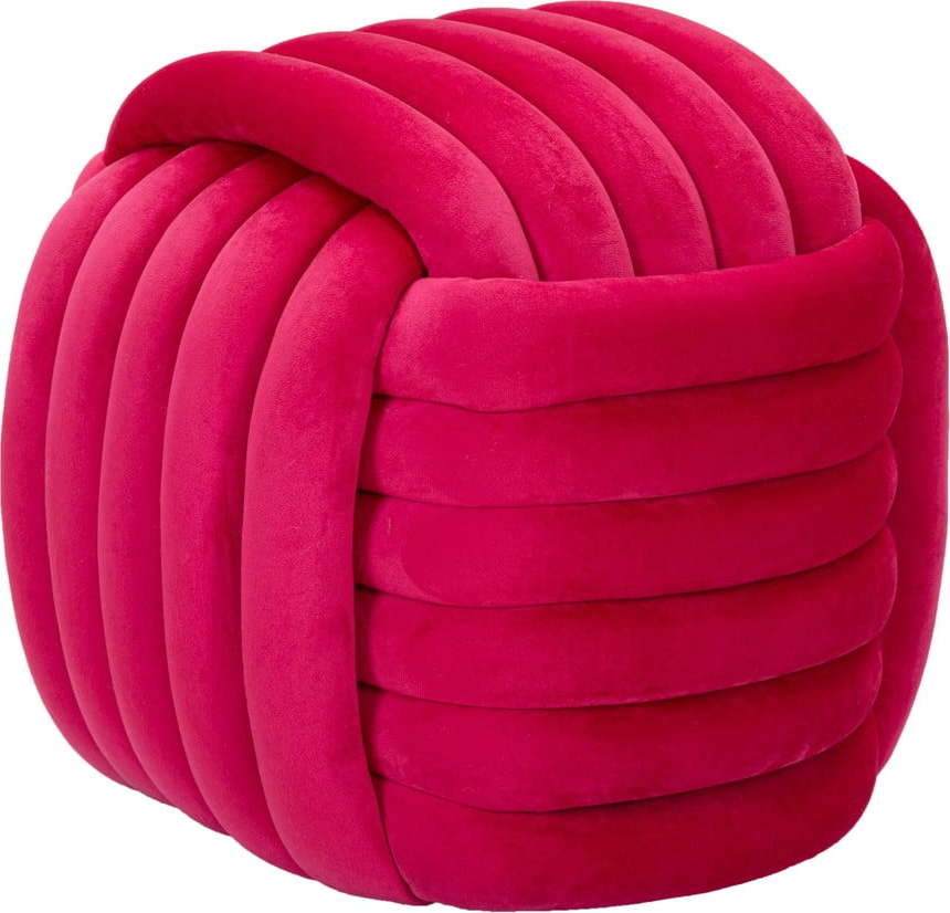 Růžový sametový taburet Softy – Mauro Ferretti Mauro Ferretti