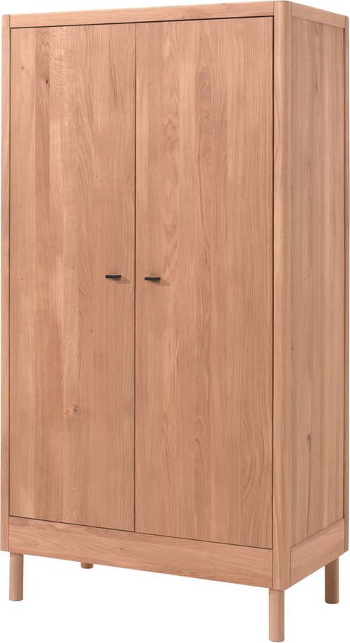Dětská šatní skříň z dubového dřeva v přírodní barvě 100x190x55 cm Forrest – Vipack Vipack