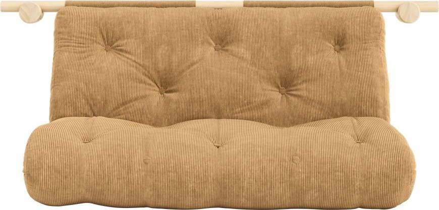 Světle hnědá manšestrová rozkládací pohovka 135 cm Hooked – Karup Design Karup Design