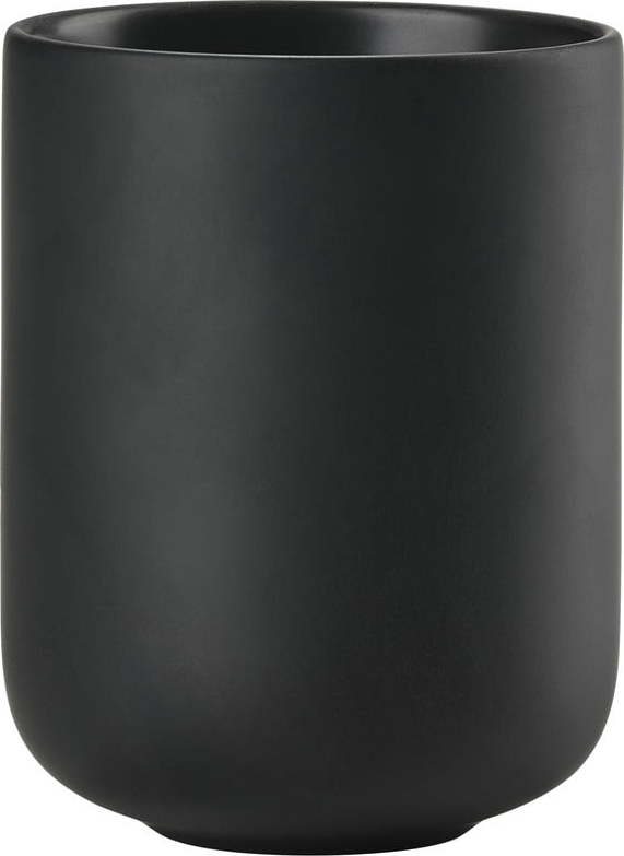 Černý kameninový kelímek na zubní kartáčky Sensu – Zone Zone