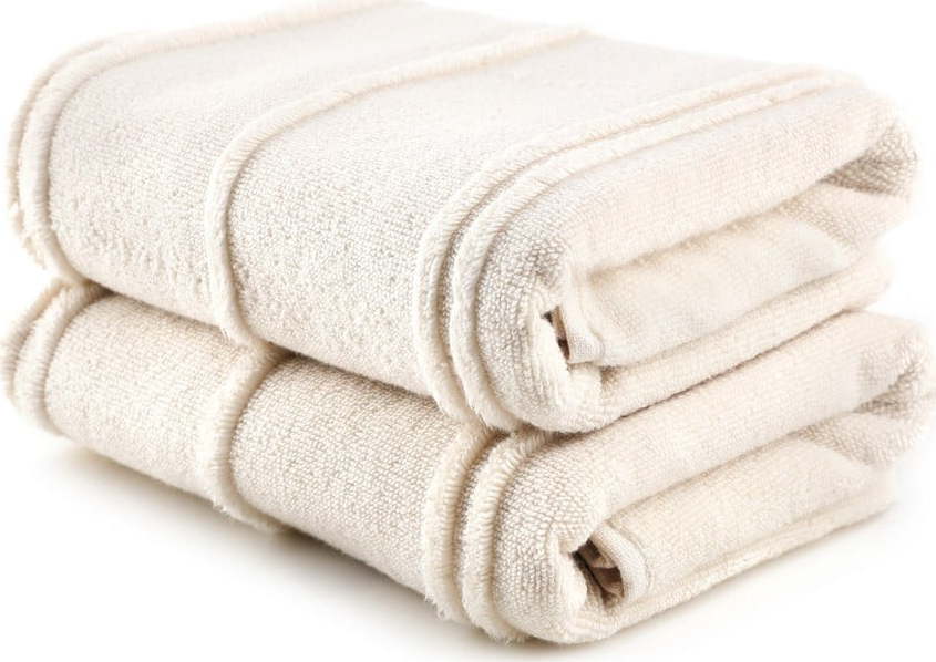 Krémové froté ručníky v sadě 2 ks 50x90 cm Arden – Foutastic Foutastic