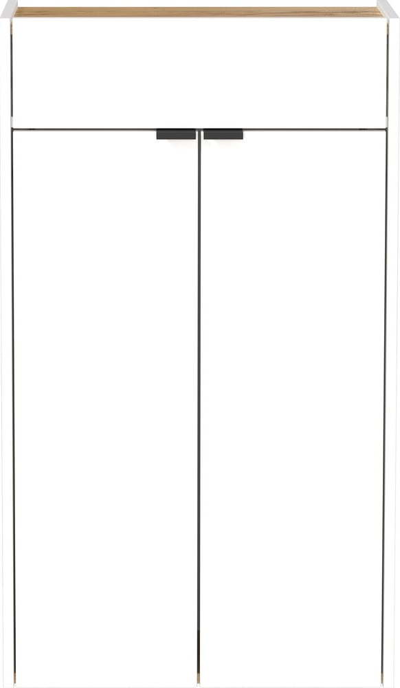 Bílý botník v dekoru dubu se šuplíky Ameca – Germania Germania