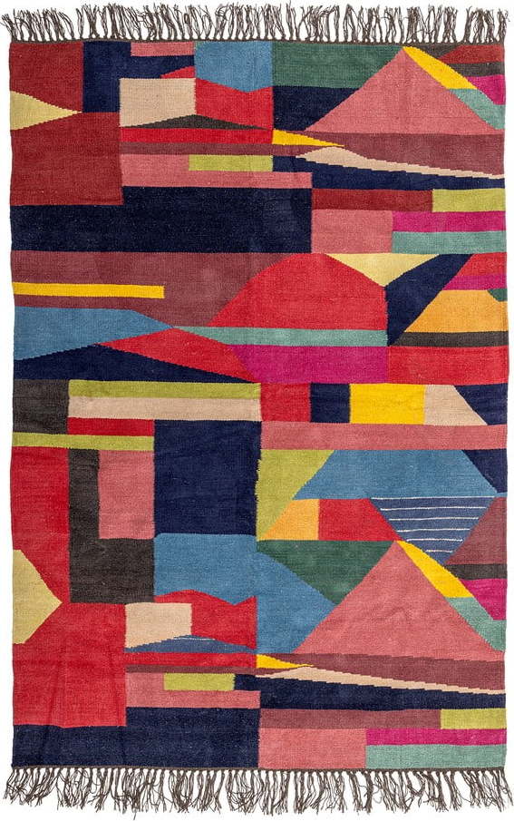 Koberec s příměsí bavlny 140x200 cm Loggia – Bloomingville Bloomingville